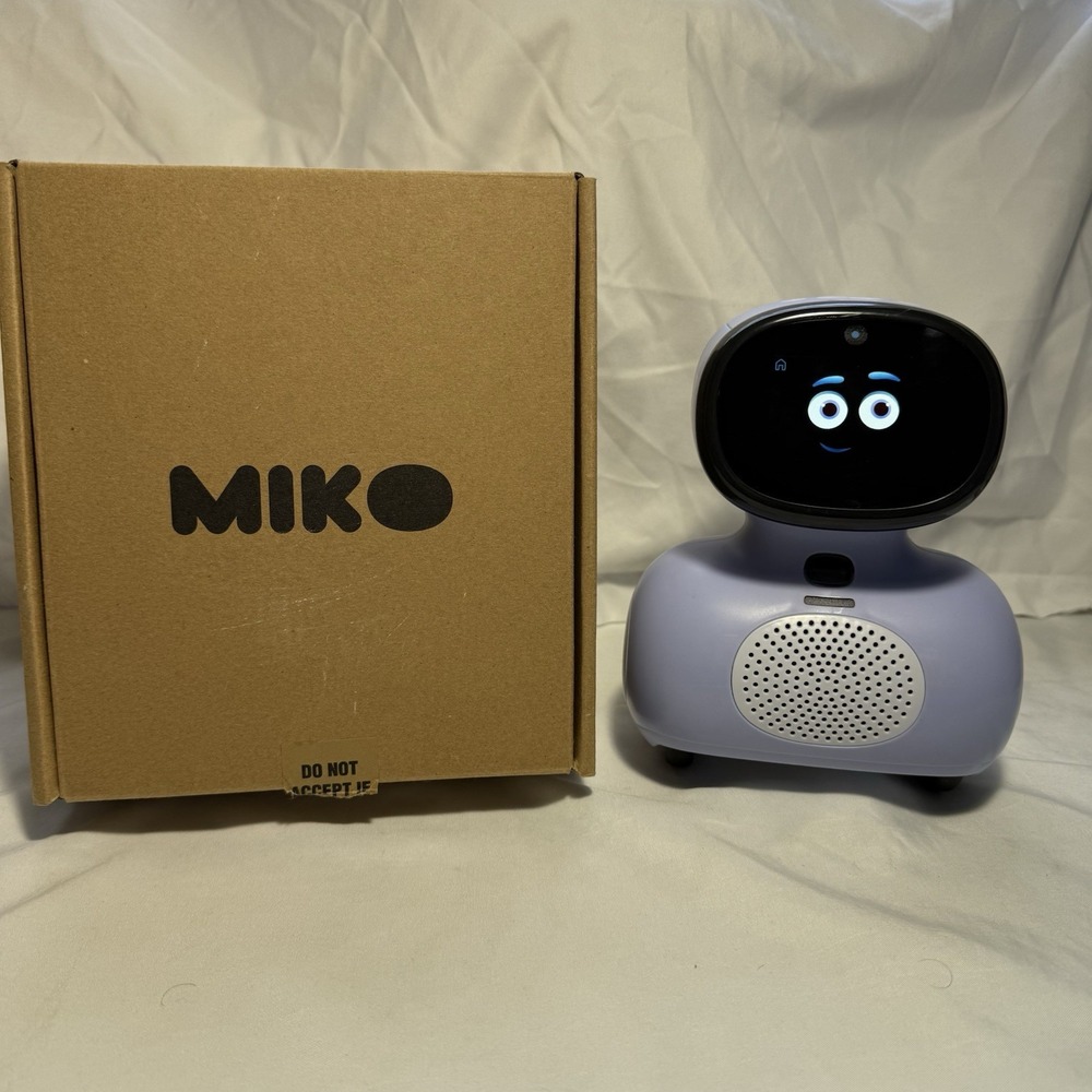 MIKO Mini AI Intelligent Robot Children STEM Toys Interactive Learning Purple